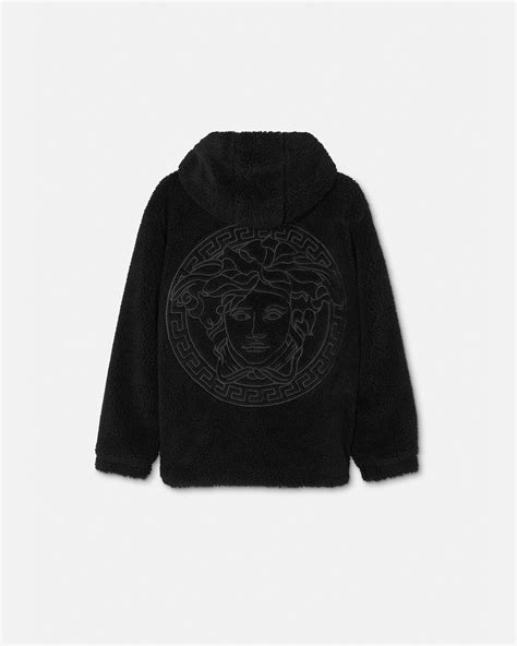 versace hoodie mens cheap|versace patch embroidery hoodie.